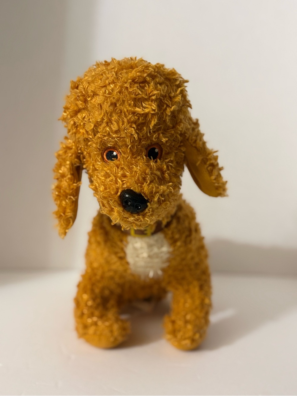 Disney Fancy Nancy Brown Dog Plush Stuffed Animal 11in 2014 MPN 1658A001 Sounds